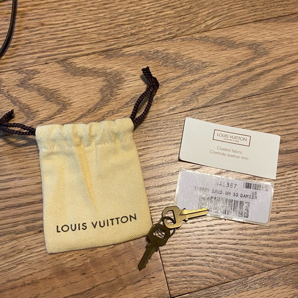 Louis Vuitton Damier Ebene Canvas Speedy 30 Bandoulière Crossbody Bag - Picture 14 of 14